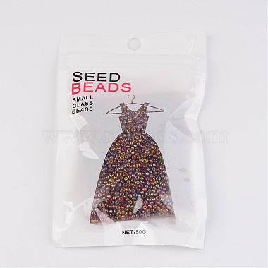 Round Trans. Colors Rainbow Glass Seed Beads(X-SEED-A007-2mm-162C)-3