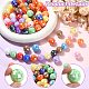 100Pcs UV Plating Opaque Acrylic Beads(MACR-CJ0002-48)-3