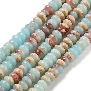 Synthetic Shoushan Stone Beads Strands, Rondelle, 4~4.5x2~2.5mm, Hole: 1mm, about 157~162pcs/strand, 15.16~15.55''(38.5~39.5cm)(G-K343-C14-01)