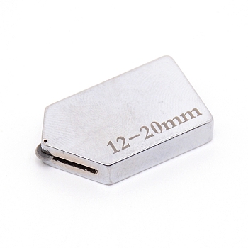Steel Glass Cutter Head, Glass Straight Cutting Tile Cutter Head, 2.7x1.5x0.5cm, Hole: 4mm, Inner Diameter: 15x1mm, for 12~20mm Glass