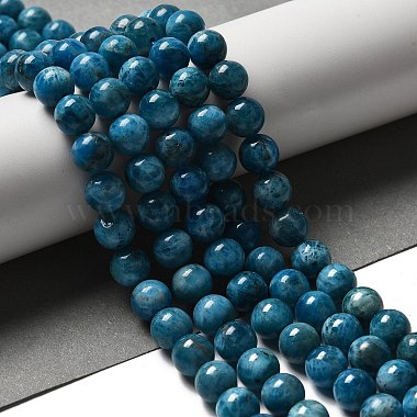 Natural Apatite Beads Strands(G-S150-18-8mm)-6