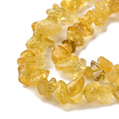 Chapelets de perles de citrine naturelle(G-G011-04)-4