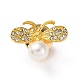 Zinc Alloy Rhinestone Brooches(JEWB-F022-04A)-1