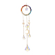 Glass Teardrop & Star Window Hanging Suncatchers(HJEW-JM00906)-1