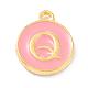 Golden Plated Alloy Enamel Charms(ENAM-Q437-14Q)-1