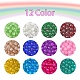 900Pcs 12 Colors Spray Painted Crackle Glass Beads Strands(CCG-YW0001-10)-2