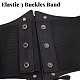 PU Leather Wide Elastic Corset Belts with Alloy Findings(AJEW-WH0518-51)-4