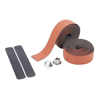 EVA Non-slip Band, Plastic Plug, Bicycle Accessories, Salmon, 30.5mm, 2rolls/set