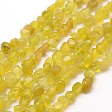 3mm Yellow Chip Peridot Beads