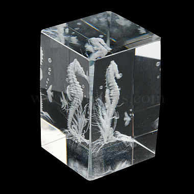 3D Laser Engraving Animal Glass Figurine(DJEW-R013-01C)-5