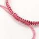 Création de bracelets de corde en nylon tressée(AJEW-M001-01)-2