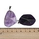 Natural Amethyst Pendants(G-C140-06C)-3