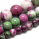 Synthetic Ocean White Jade Beads Strands(G-S254-12mm-C05)-1