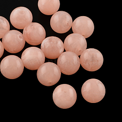 Round Imitation Gemstone Acrylic Beads, Dark Salmon, 16mm, Hole: 2mm, about 220pcs/500g(OACR-R029-16mm-24)
