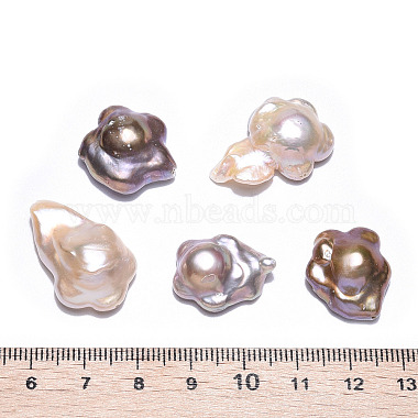 Baroque Natural Nucleated Keshi Pearl Beads(PEAR-S020-A02-1)-4