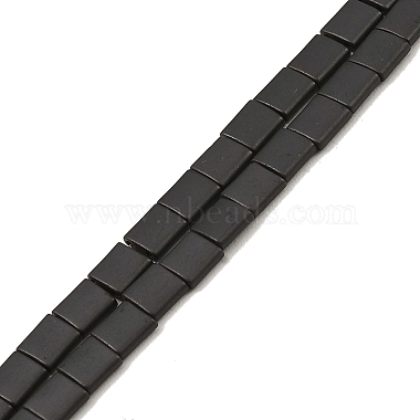 Black Square Non-magnetic Hematite Beads