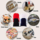 20Pcs 4 Colors Flocking Drawstring Bags(ABAG-TA0002-06B)-8