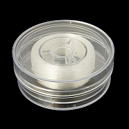 Japanese Elastic Crystal Thread, Stretchy Bracelet String, with Packing Box, Clear, 0.8mm, 50yards/box(EC-G003-0.8mm-01)