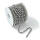 304 Stainless Steel Rolo Chains(STAS-M032-42P-4.7mm)-4
