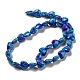 brins de perles de turquoise synthétiques peintes par pulvérisation(G-E617-B08-03)-3