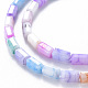 Opaque Baking Painted Crackle Glass Beads Strands(EGLA-T008-18I)-3