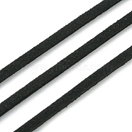 Faux Suede Cord, Black, 2.7mm, about 1m/strand(OCOR-WH0043-L028)