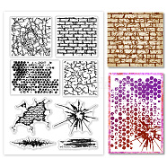 Custom PVC Plastic Clear Stamps, for DIY Scrapbooking, Photo Album Decorative, Cards Making, Mixed Shapes, 160x110mm(DIY-WH0618-0118)