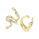 Rack Plating Brass Micro Pave Cubic Zirconia Cuff Earring(EJEW-C086-16G)-2