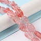 Cherry Quartz Glass Beads Strands(G-M418-A04-01)-2