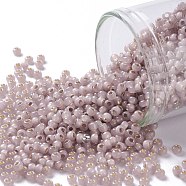 TOHO Round Seed Beads, Japanese Seed Beads, (2151) Inside Color Crystal Yellow, 11/0, 2.2mm, Hole: 0.8mm, about 50000pcs/pound(SEED-TR11-2251)