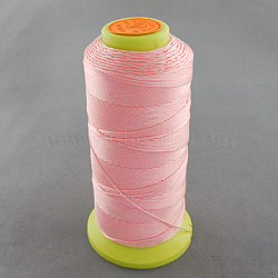 Nylon Sewing Thread, Pink, 0.6mm, about 500m/roll(NWIR-Q005A-01)