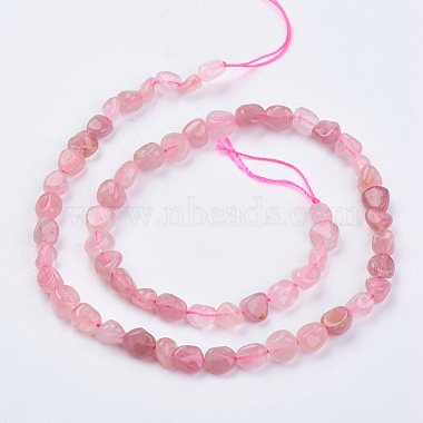 Natural Rose Quartz Beads Strands(G-F439-01)-2