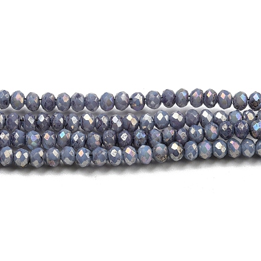 Dark Slate Gray Round Glass Beads