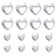 8Pcs 4 Styles Hollow Heart with Word(STAS-CJ0001-223)-1