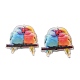 Printed Transparent Acrylic Pendants(TACR-P015-02A)-1
