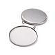 304 Stainless Steel Lace Edge Bezel Cups(STAS-I184-02B-P)-2