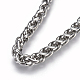 304 Stainless Steel Wheat Chain Necklaces(NJEW-F242-14P-F)-2