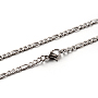304 Stainless Steel Necklaces(STAS-M174-033P)