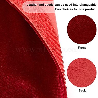 Gorgecraft 2 Pairs 2 Style Pleuche with PU Leather Door Handle Protective Casing(AJEW-GF0003-07B)-4