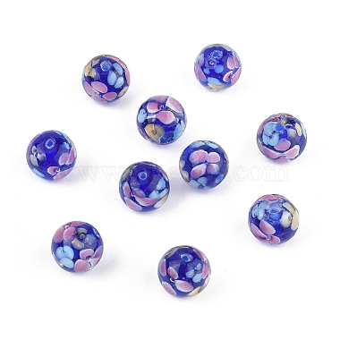 10Pcs Round Lampwork Beads(LAMP-YW0001-60A)-1
