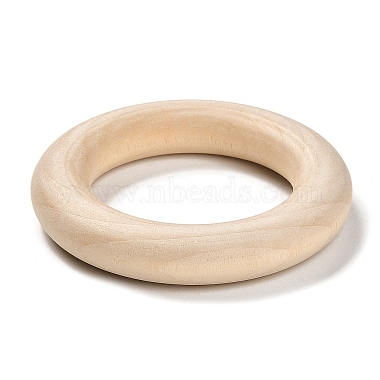 Unfinished Wood Linking Rings(WOOD-F002-02H)-2