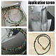 Arricraft 3 hilos 3 estilos de cuentas de piedras preciosas mixtas hilos(G-AR0005-50)-5