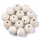 Unfinished Natural Wood Beads(X-WOOD-S651-A30mm-LF)-1