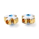 Golden Tone Brass Enamel Beads(KK-E048-01G)-4