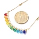 Shell Pearl & Faceted Glass Beads Pendant Necklace for Teen Girl Women(X1-NJEW-TA00012)-5