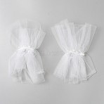 Polyester Mesh Oversleeve, White, 190x110x9.5mm(AJEW-WH0596-798A)