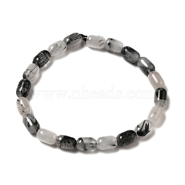 Natural Black Rutilated Quartz Beads Strands(G-G980-16)-3
