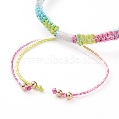 Adjustable Nylon Cord Braided Bracelet Making(AJEW-JB00877-03)-4