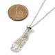304 Stainless Steel Macrame Pouch Empty Stone Holder for Pendant Necklaces Making(NJEW-JN04382)-4