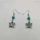 Bohemian Tassel Synthetic Turquoise & Alloy Dangle Earrings for Women(RC4749-10)-1